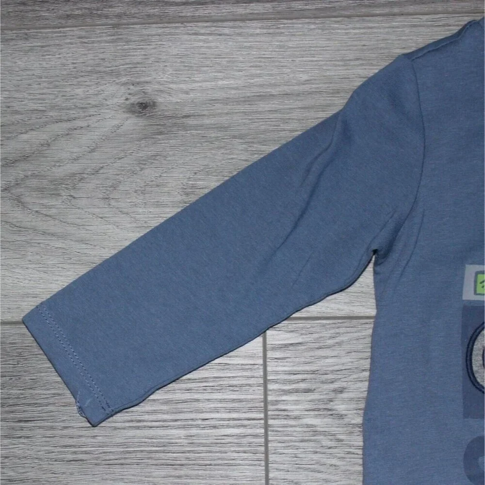 First Impressions Infant/Toddler Long Sleeve T-shirt-Blue-size 18 Months-NWT